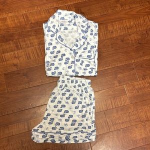 blue moby polo pajama
